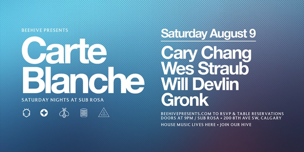 Event image for CARTE BLANCHE • 08.09.25