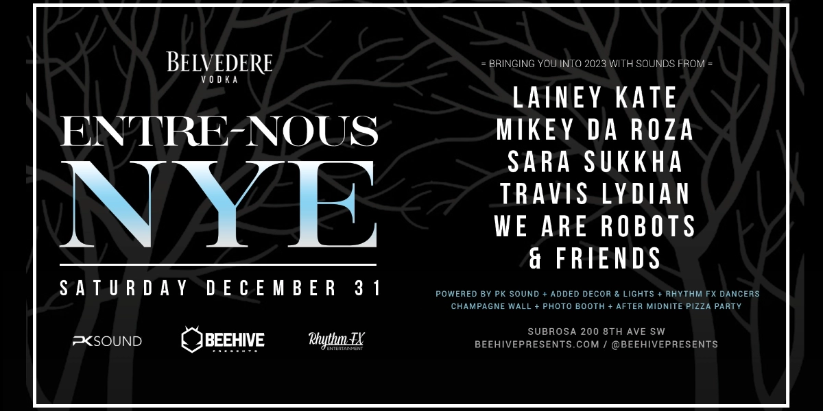 Event image for ENTRE-NOUS NYE 2023