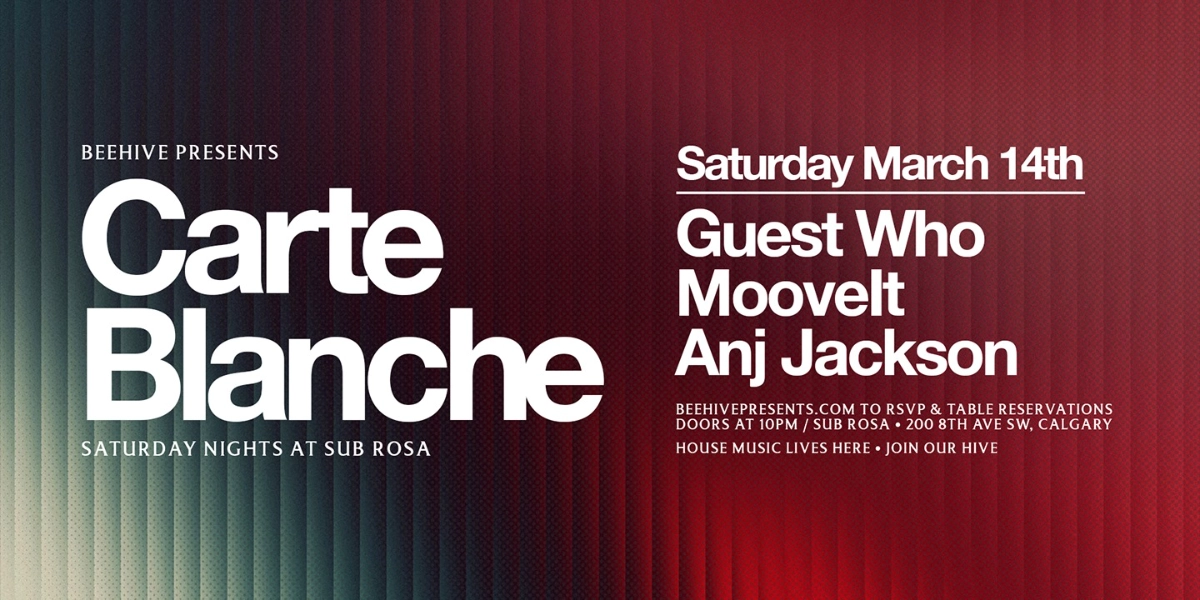 Event image for CARTE BLANCHE • 03.14.26