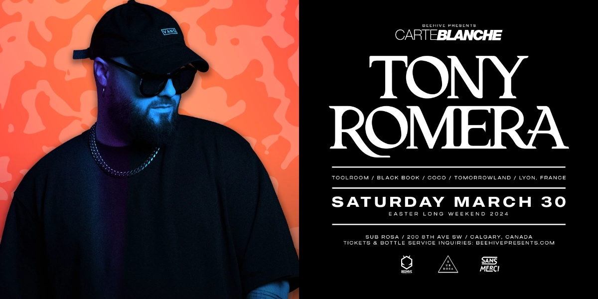 Event image for TONY ROMERA • 03.30.24