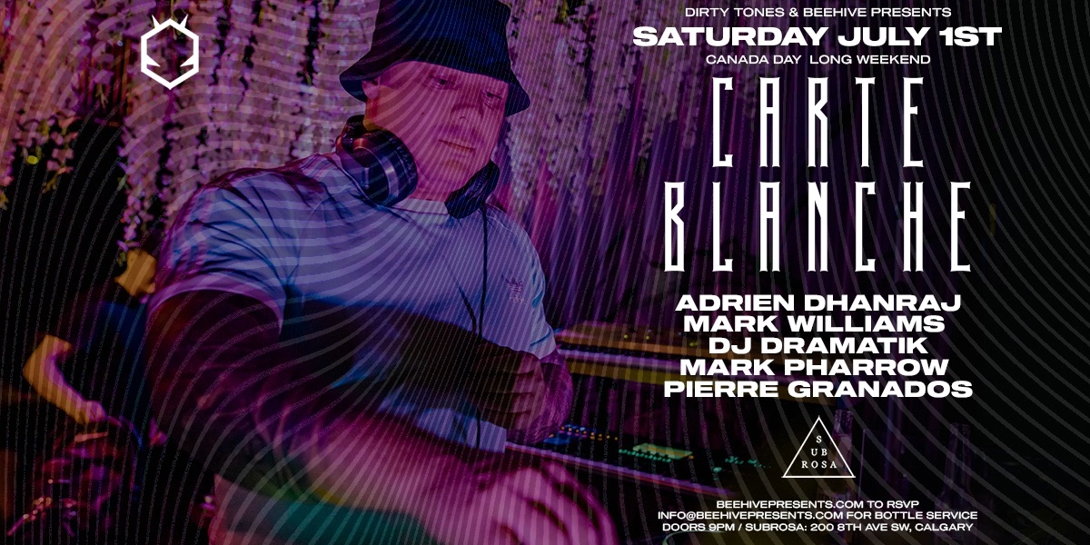 Event image for CARTE BLANCHE • 07.01.23