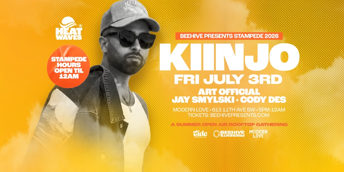 Event image for KIINJO • STAMPEDE HEATWAVES XL (07.03.26)