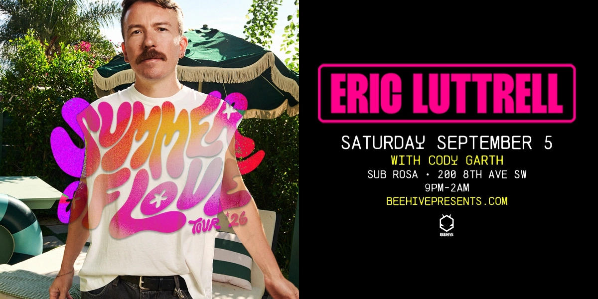 Event image for ERIC LUTTRELL • 09.05.26 (LABOUR DAY LONG WEEKEND)