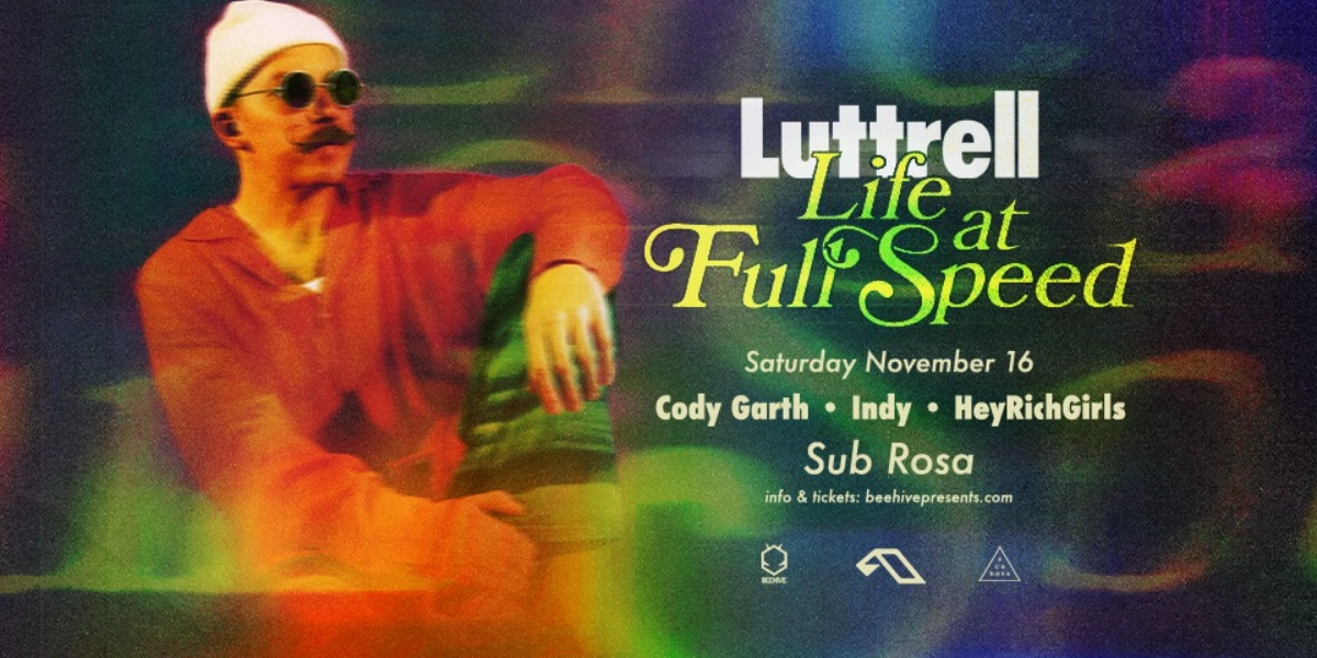 Event image for LUTTRELL (ANJUNADEEP) • 11.16.24