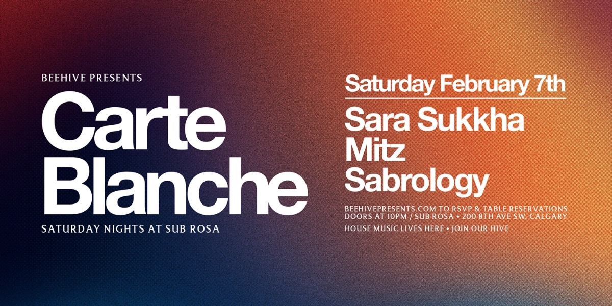 Event image for CARTE BLANCHE • 02.07.26