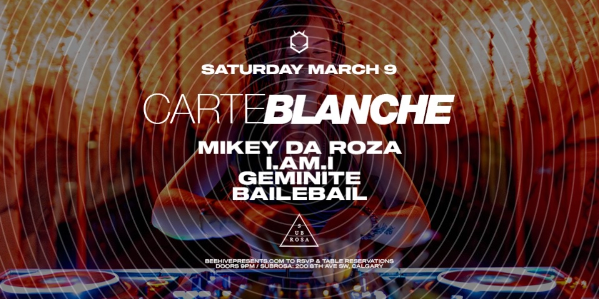 Event image for CARTE BLANCHE • 03.09.24