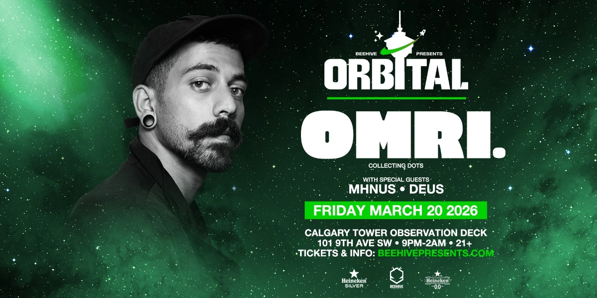Event image for ORBITAL ft OMRI. (CALGARY TOWER) • 03.20.26