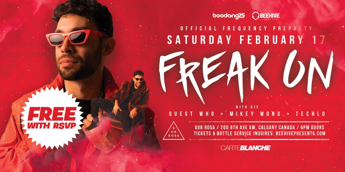 Event image for FREAK ON • 02.17.24