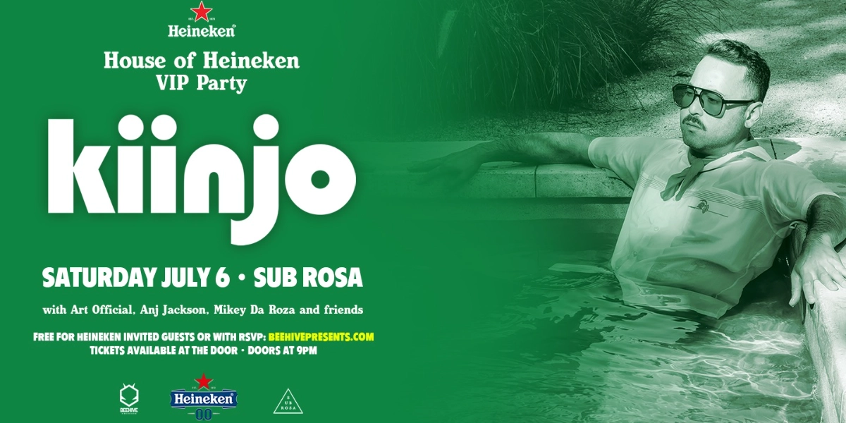 Event image for KIINJO • HOUSE of HEINEKEN VIP PARTY (07.06.24)