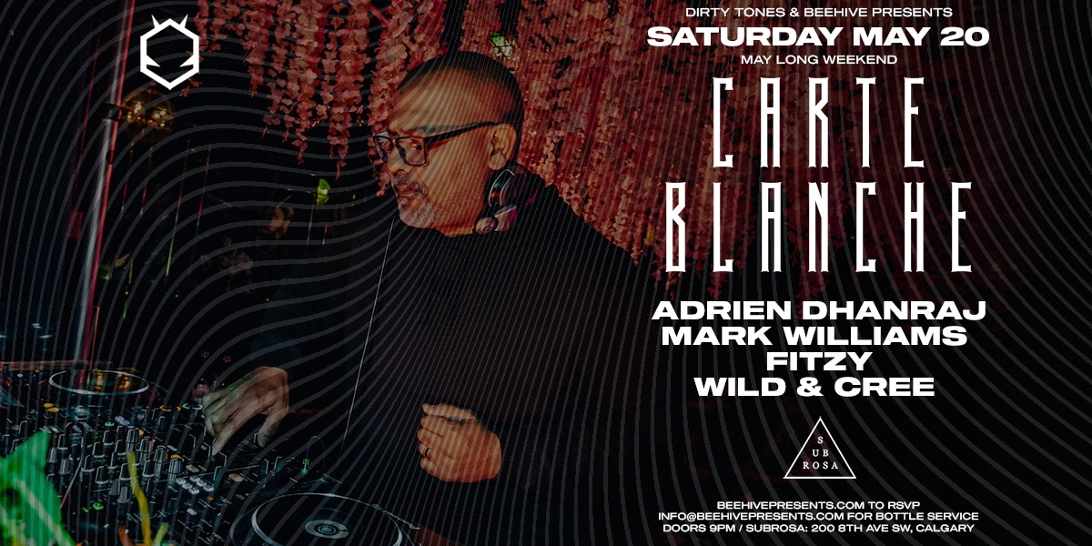 Event image for CARTE BLANCHE • 05.20.23