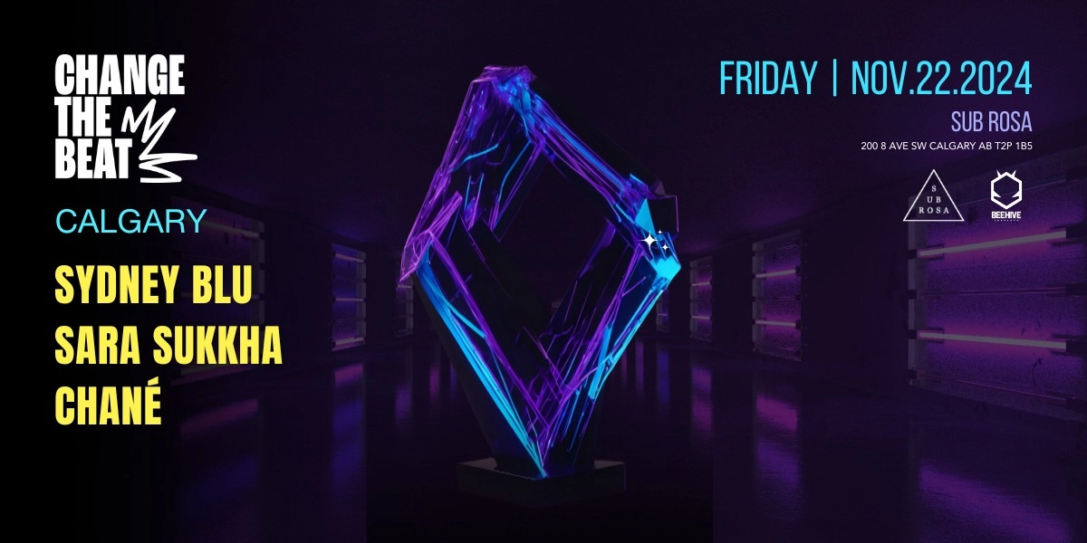 Event image for SYDNEY BLU (CHANGE THE BEAT) • 11.22.24