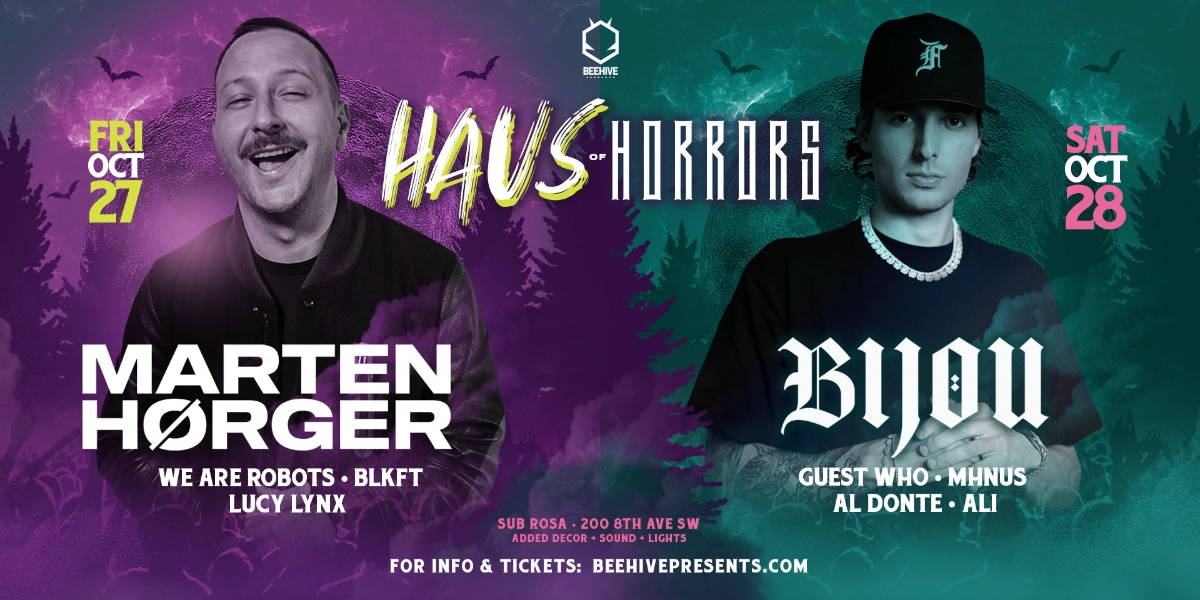 Event image for HAUS of HORRORS • OCT 27 & 28