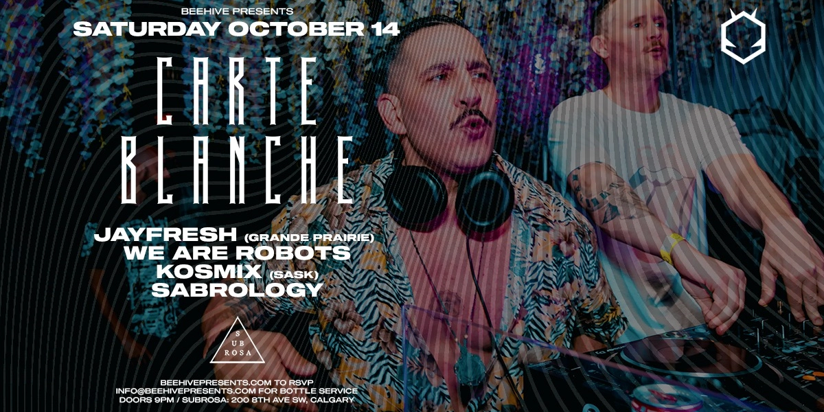 Event image for CARTE BLANCHE • 10.14.23