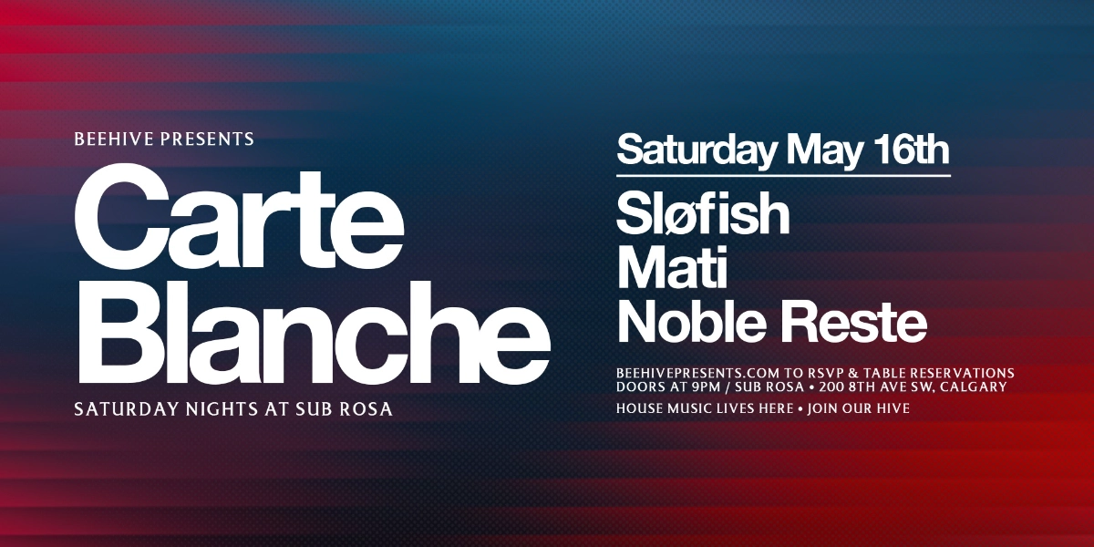 Event image for CARTE BLANCHE • 05.16.26