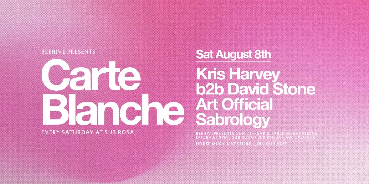 Event image for CARTE BLANCHE • 08.08.26