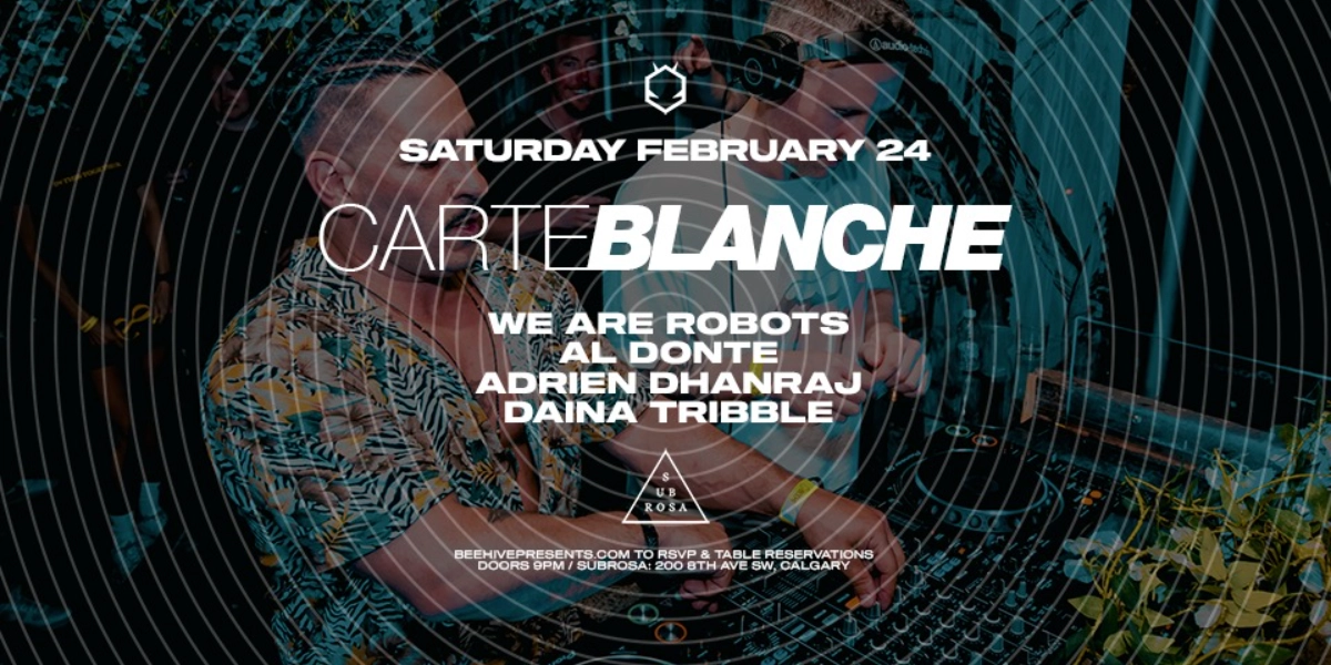Event image for CARTE BLANCHE • 02.24.24