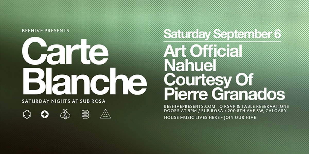 Event image for CARTE BLANCHE • 09.06.25