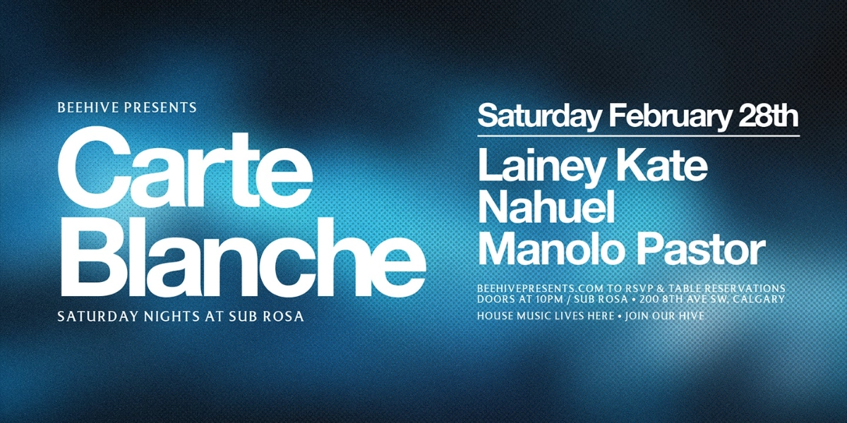 Event image for CARTE BLANCHE • 02.28.26