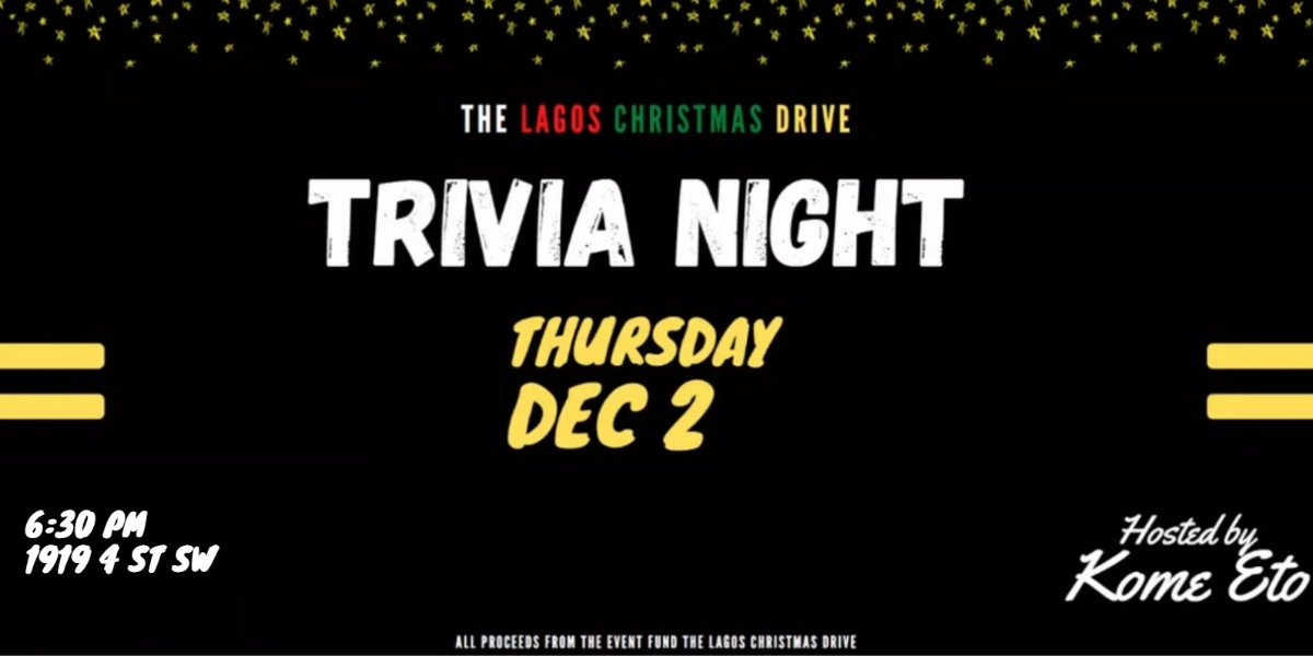 Event image for Lagos Christmas Drive - Trivia Night