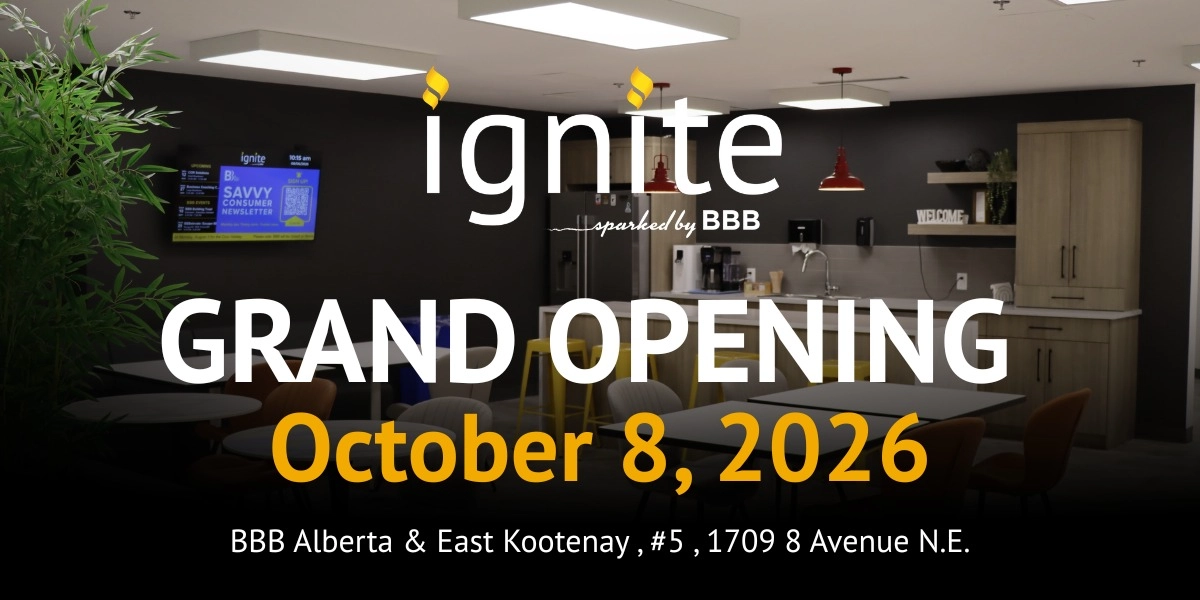 Event image for ignite sparked by BBB: Grand Opening Celebration