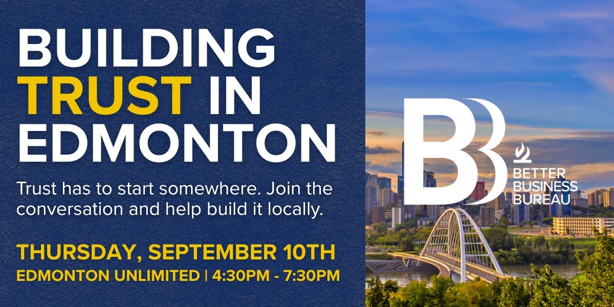 Event image for BBB Building Trust in Edmonton