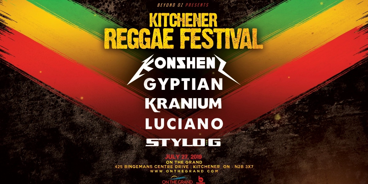 Event image for KITCHENER REGGAE FEST Ft. KONSHENS, GYPTIAN, KRANIUM & MANY MORE