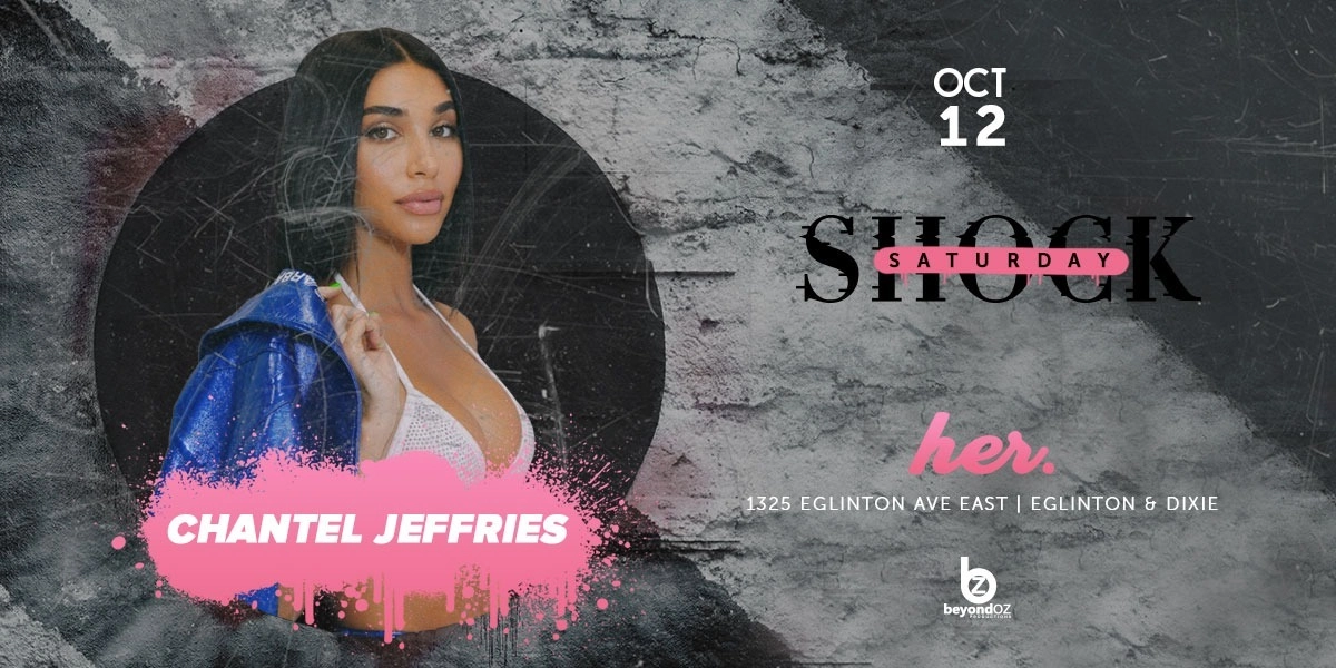 Event image for Shock Saturdays ft. Chantel Jeffries