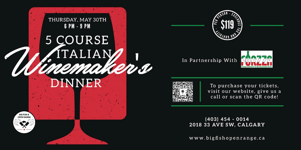 Event image for 5 Course Italian Winemaker's Dinner