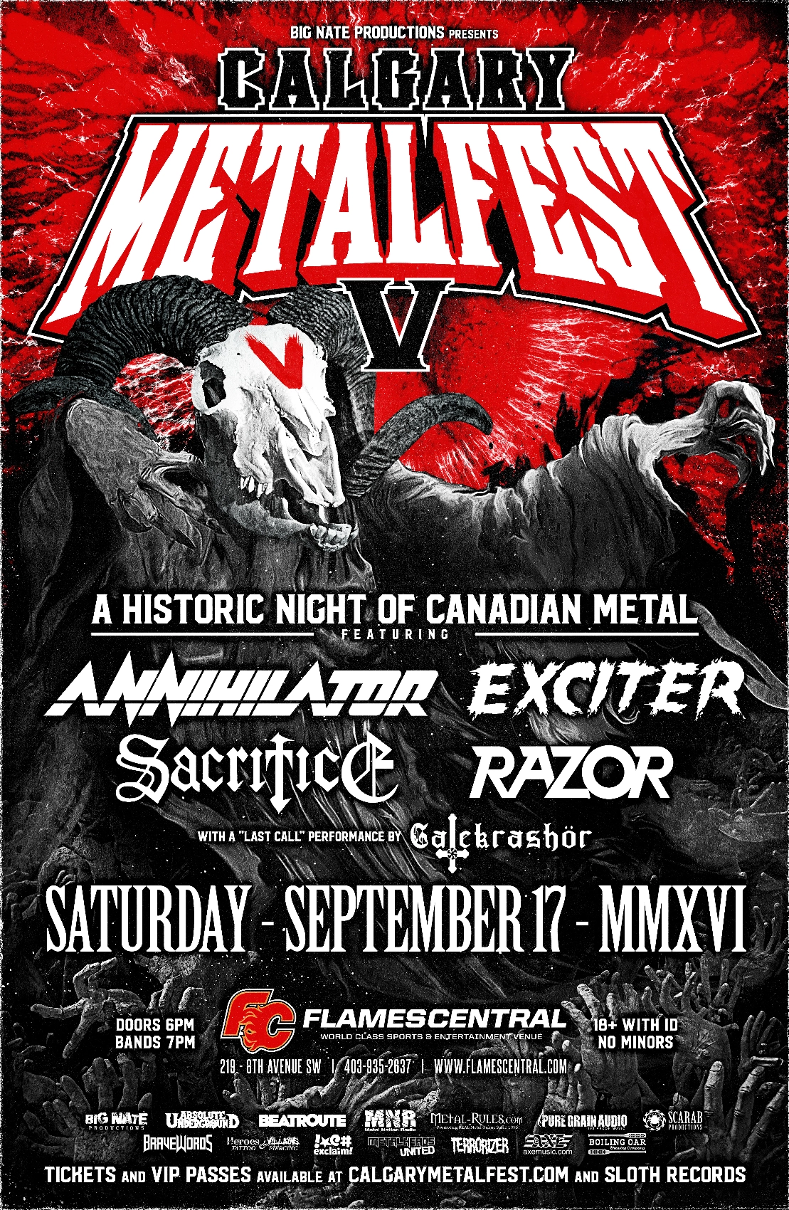 Event image for CALGARY METALFEST V - September 17th