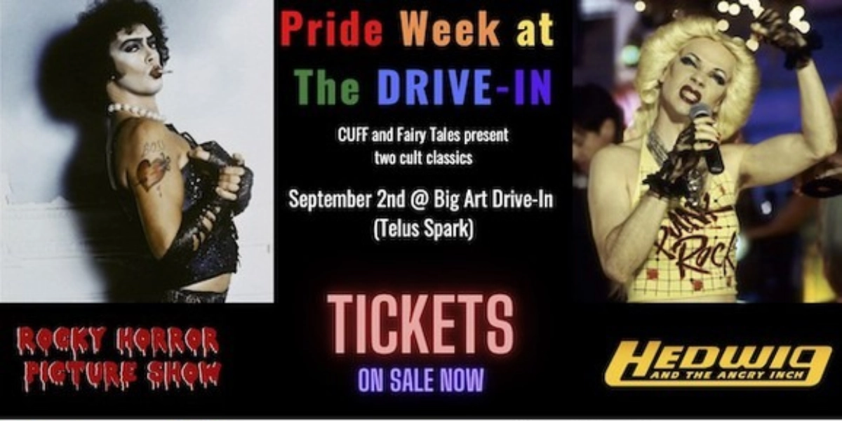 Event image for Pride Week at The DRIVE-IN, CUFF and Fairy Tales present Hedwig