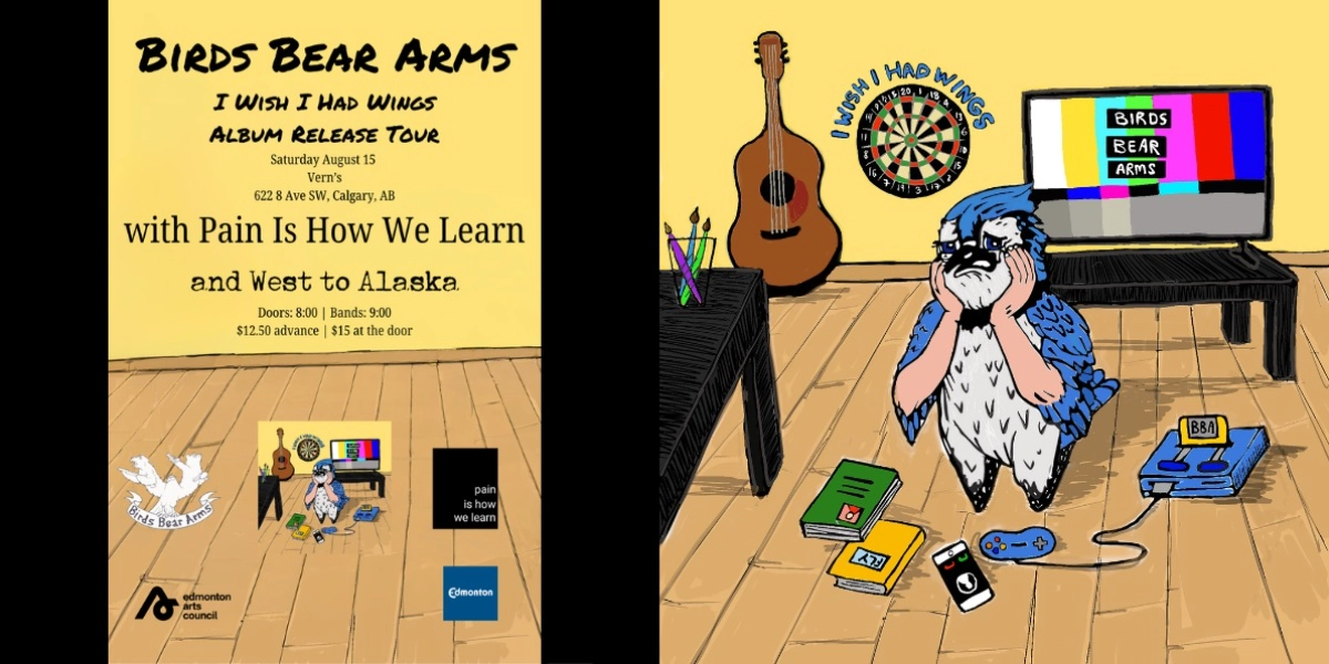 Event image for Birds Bear Arms: I Wish I Had Wings Album Release
