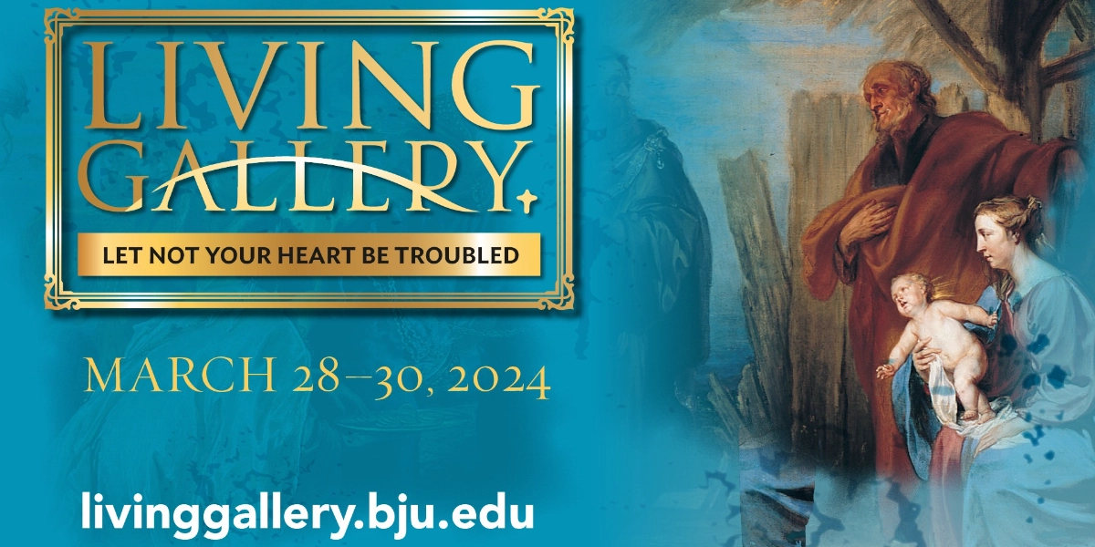 Event image for Living Gallery: Let Not Your Heart Be Troubled