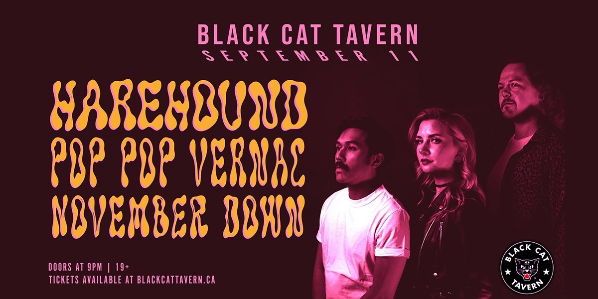 Event image for Harehound w/ Pop Pop Vernac & November Down