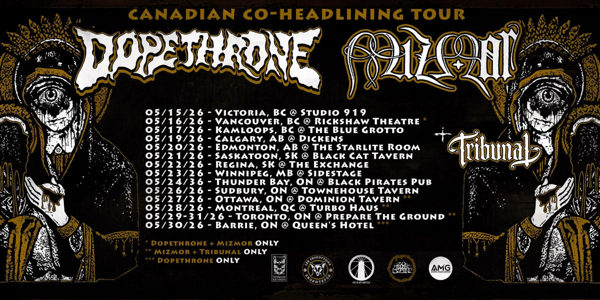 Event image for DOPETHRONE & MIZMOR w/ TRIBUNAL (ALL AGES) aT BPP