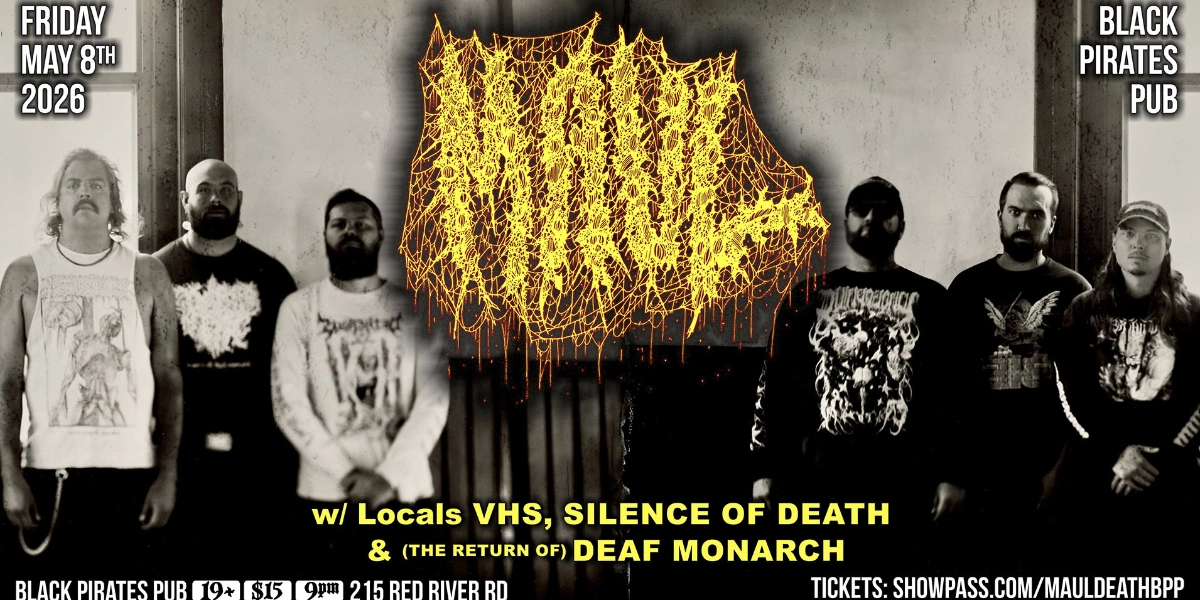 Event image for MAUL (Death Metal from Fargo, ND) at BPP