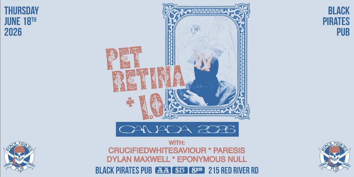 Event image for PET RETINA & I.O W/ LOCALS (ALL AGES)