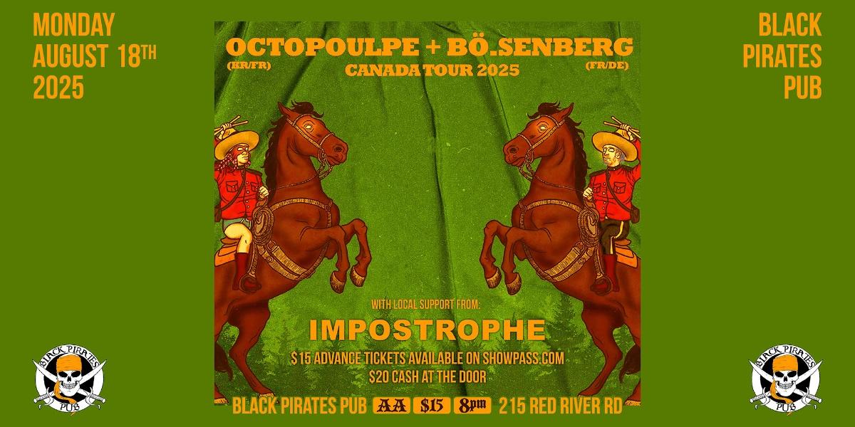 Event image for OCTOPOULPE & BÖ.SENBERG (ALL AGES)