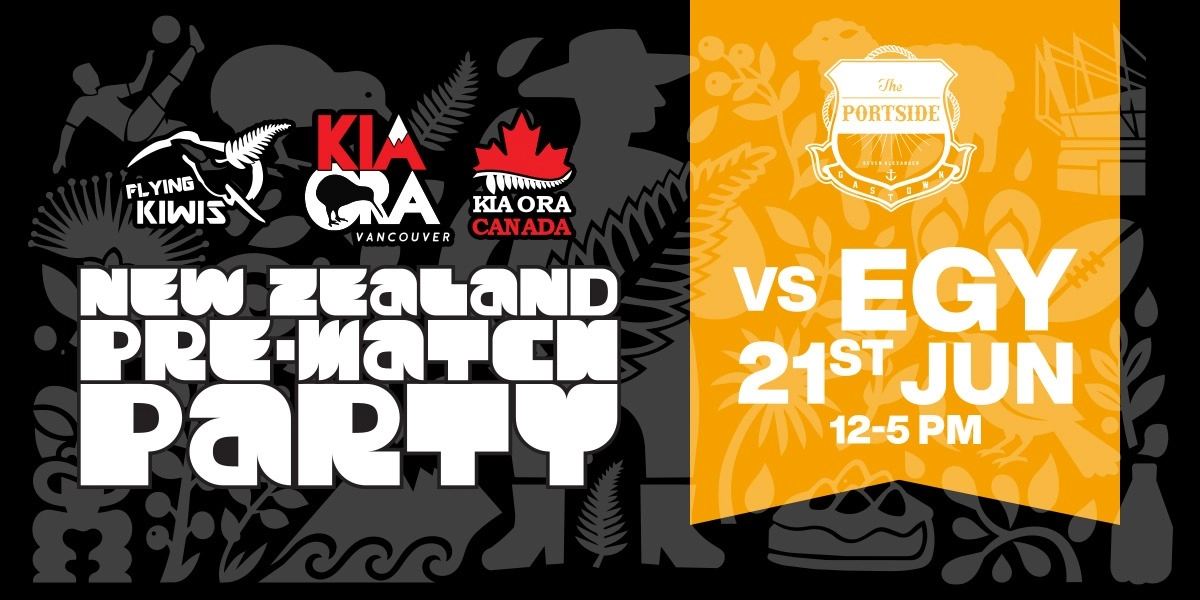 Event image for The Portside Pub - New Zealand Pre-Match Party - June 21st
