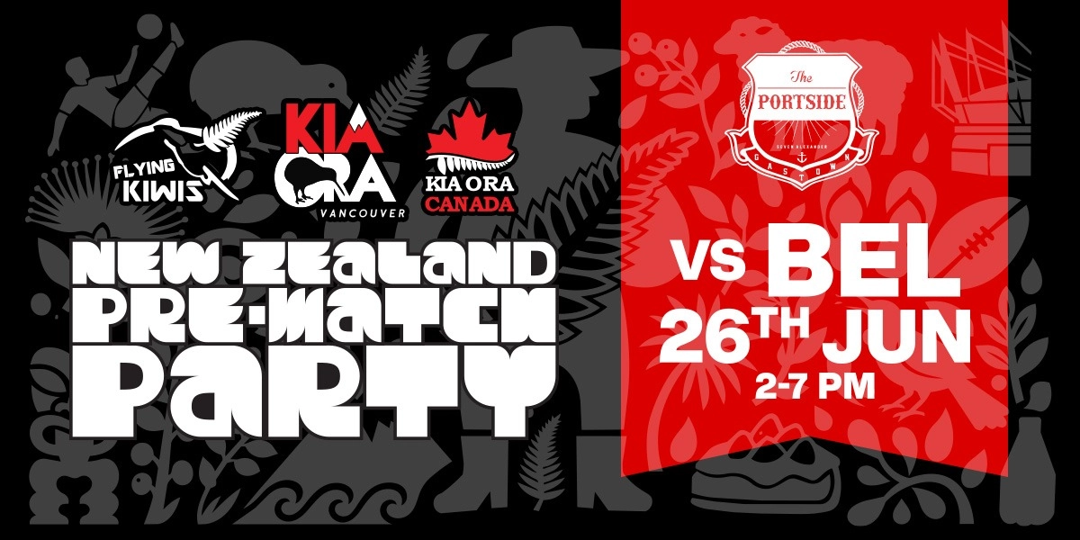 Event image for The Portside Pub - New Zealand Pre-Match Party - June 26th