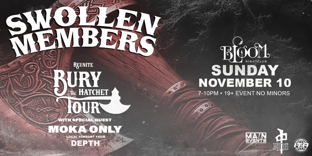 Event image for Swollen Members Live At Bloom Nightclub
