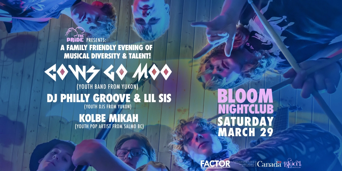 Event image for Cows Go Moo Live At Bloom Nightclub