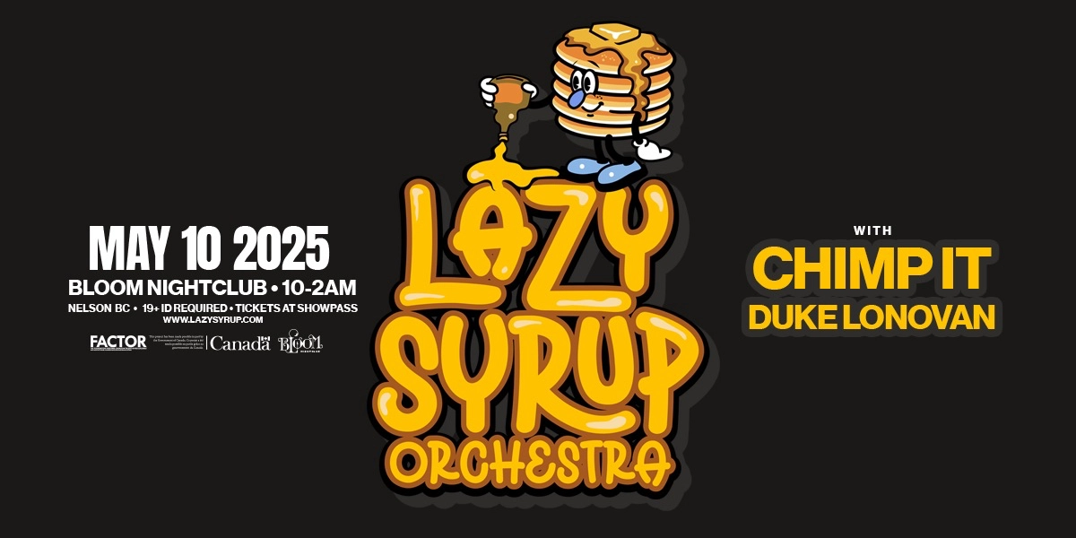 Event image for Lazy Syrup Orchestra Live At Bloom Nightclub