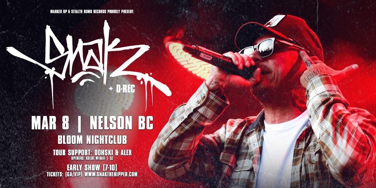 Event image for Snak The Ripper Live At Bloom Nightclub