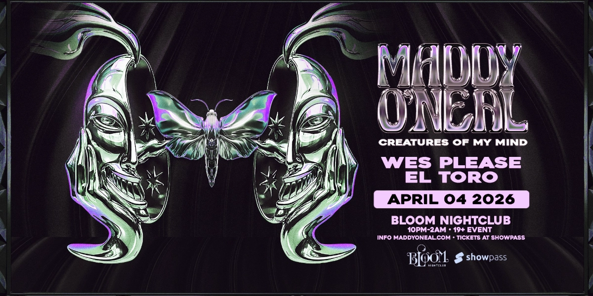 Event image for Maddy O'Neal Live At Bloom Nightclub