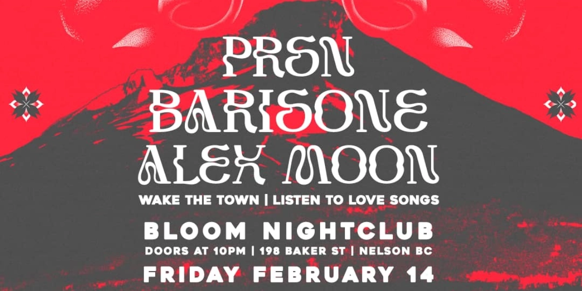 Event image for Barisone, PRSN & Alex Moon Live At Bloom Nightclub