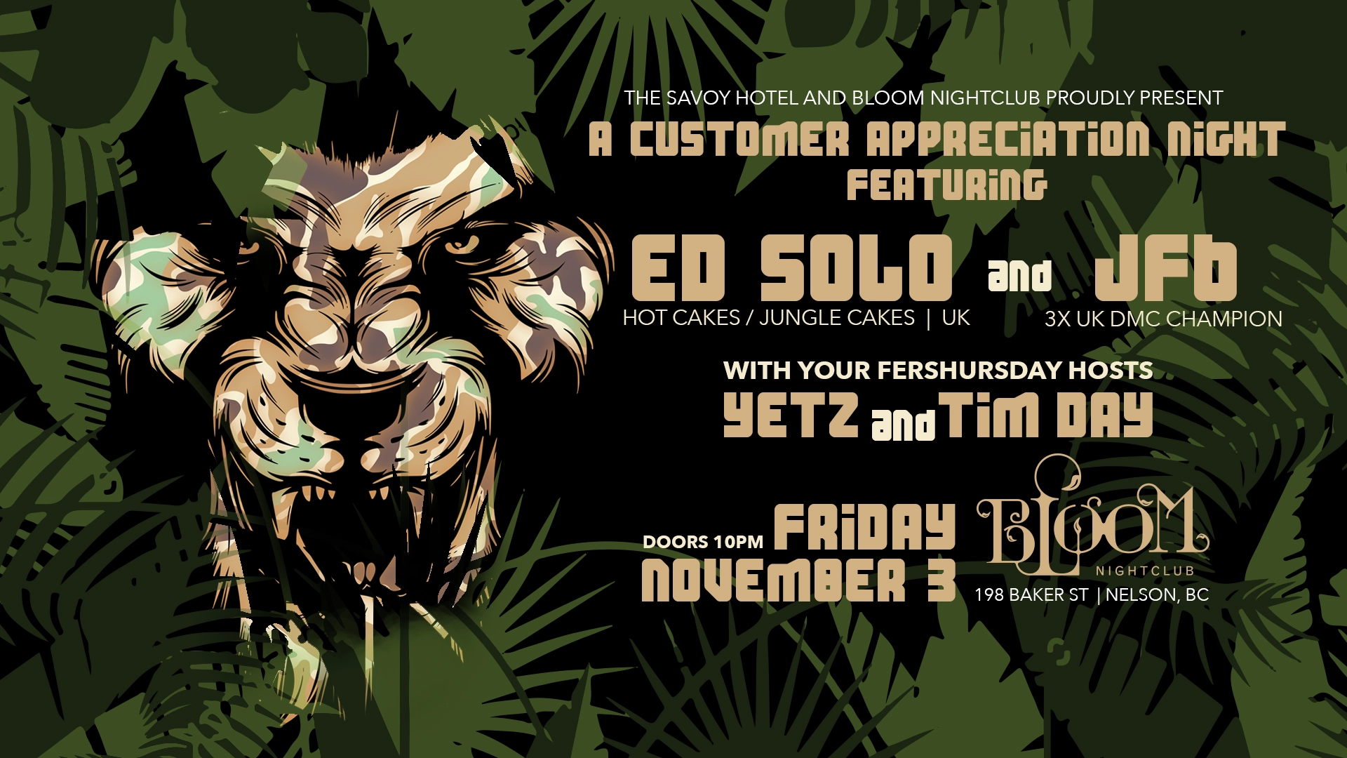 Event image for Ed Solo & JFB