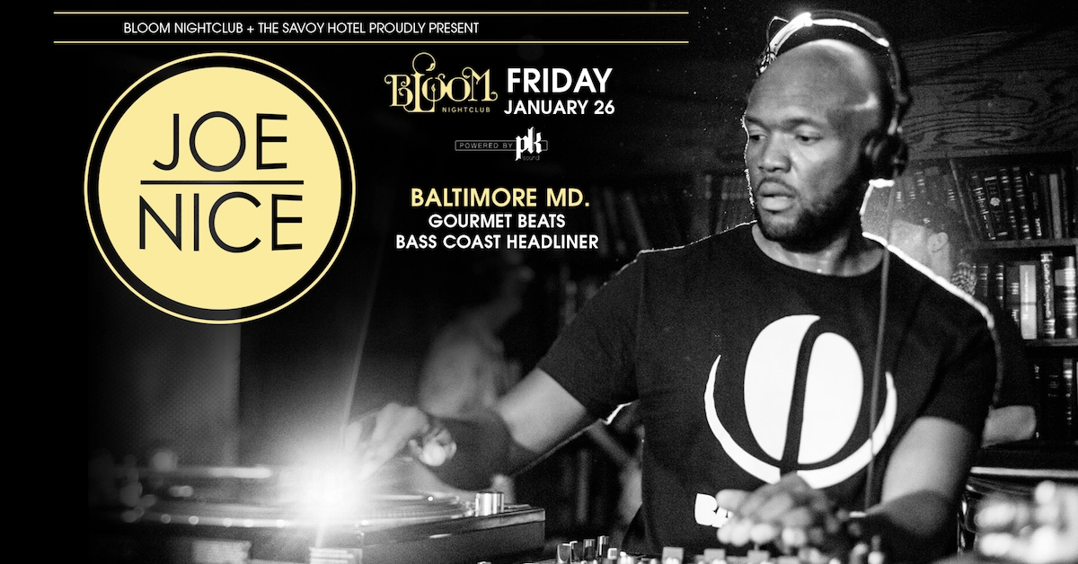 Event image for Joe Nice [Gourmet Beats / Baltimore, MD]