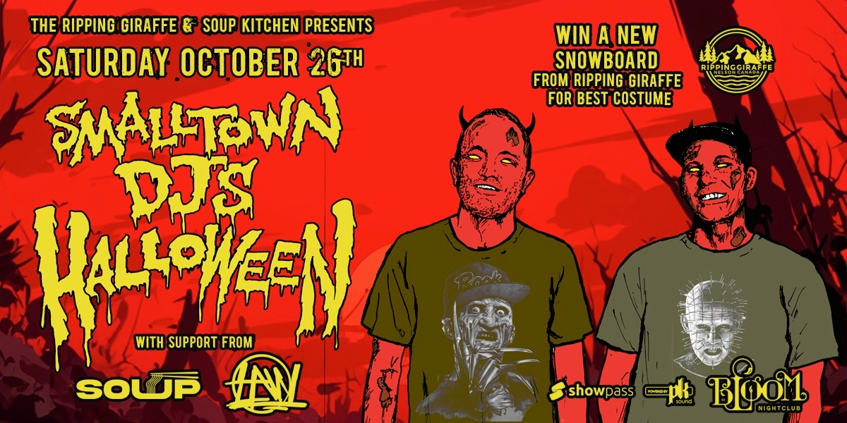 Event image for Halloween: Smalltown DJ's Live At Bloom Nightclub