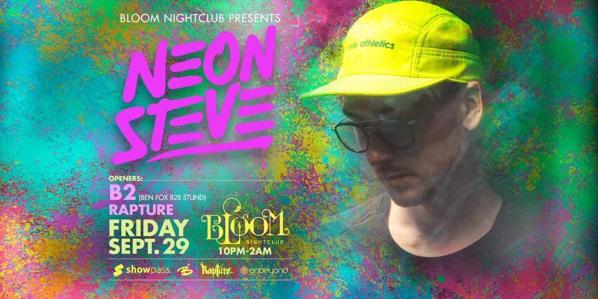 Event image for Neon Steve Live At Bloom Nightclub