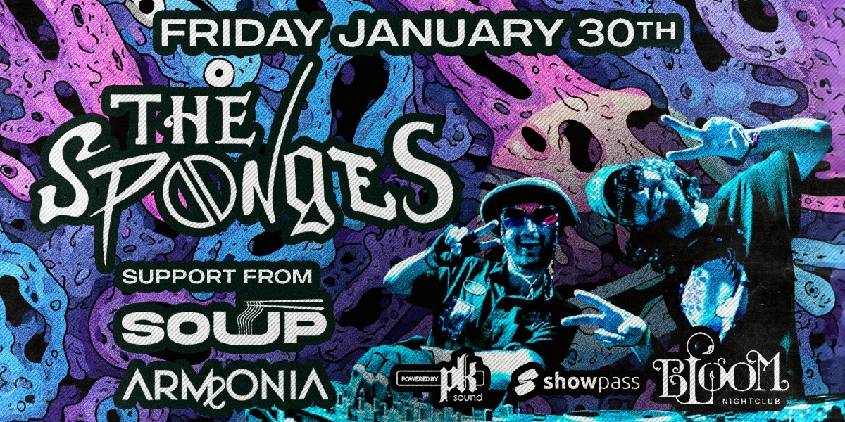 Event image for The Sponges Live At Bloom Nightclub